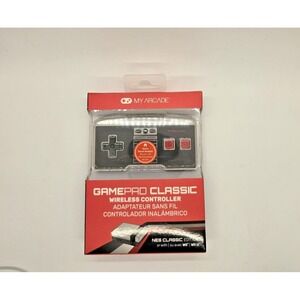 New In Box My Arcade GAMEPRO CLASSIC Wireless Controller NES Classic Wii, Wii U